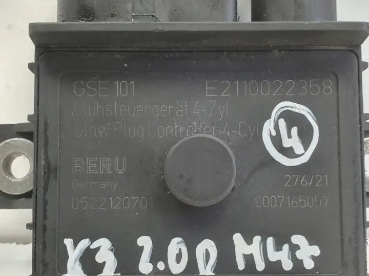 BMW X3 E83 2.0 D PRZEPUSTNICA 0522120701