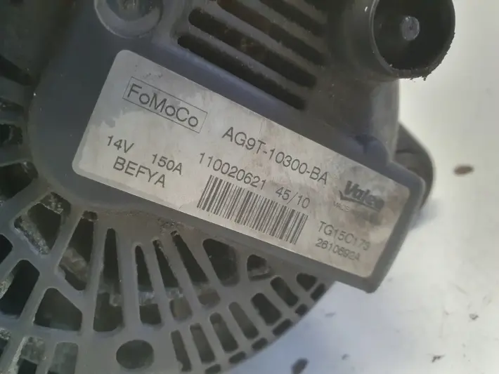 Ford Mondeo MK4 2.0 TDCI ALTERNATOR valeo AG9T-10300-BA 150A