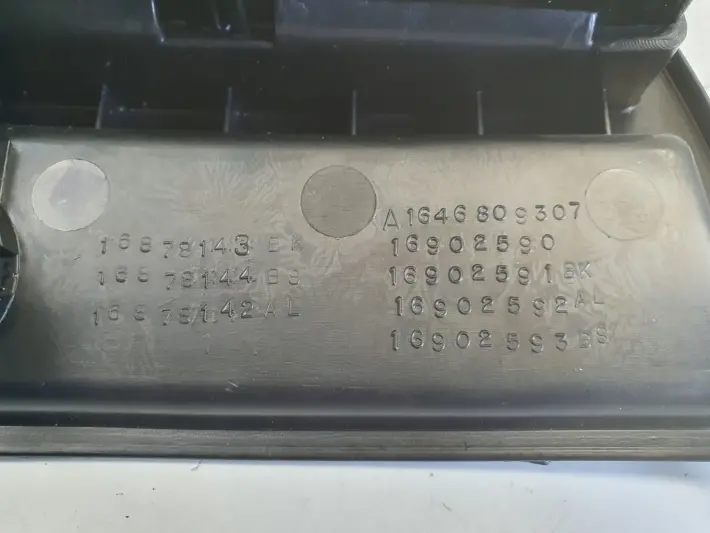 Mercedes ML W164 TYLNY TUNEL ŚRODKOWY kratka nawiewu panel tył A1648300454