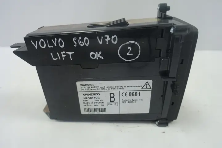 Volvo S60 V70 XC70 TELEFON panel telefonu 30732792