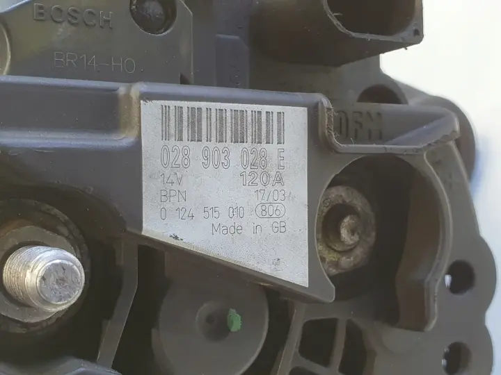 Audi A3 8L Golf IV Seat Leon 1.9 TDI ALTERNATOR 028903028E 120A