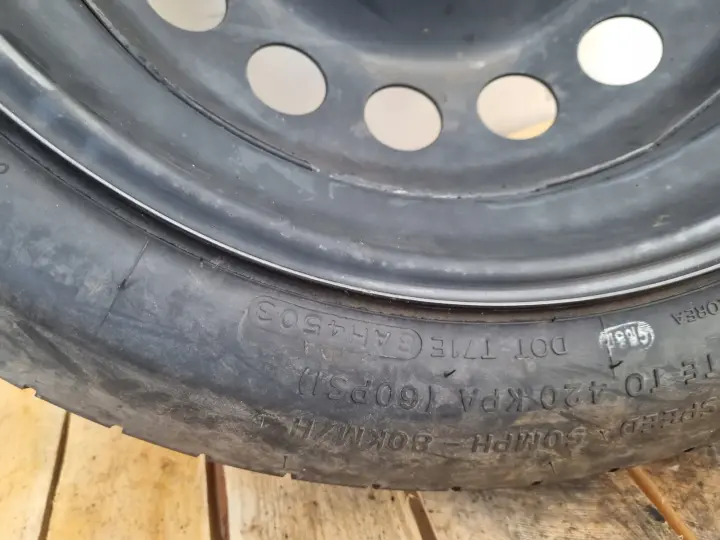 Volvo S80 V70 S60 I KOŁO DOJAZDOWE dojazdówka 125/80 R17 9209872