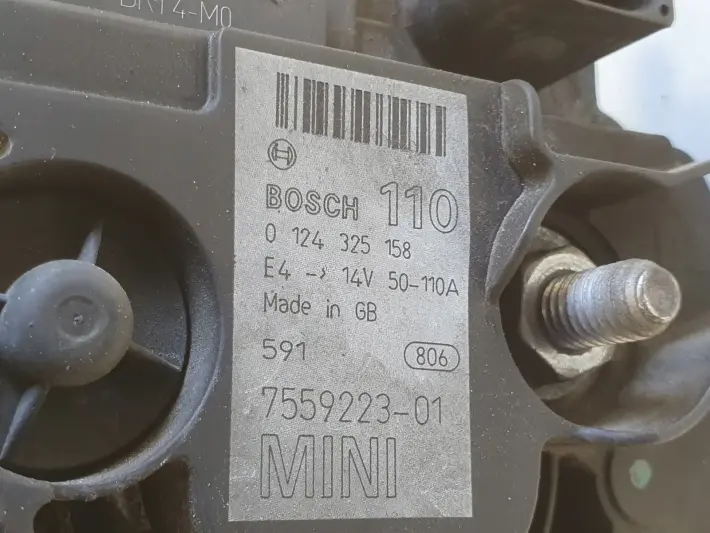 Mini One R50 R53 1.6 16V ALTERNATOR 110A bosch 0124325158