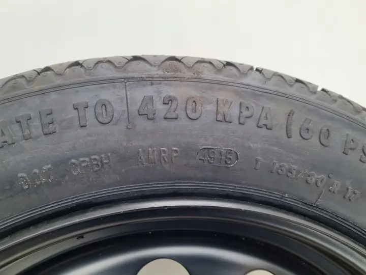 BMW X3 F25 F10 KOŁO DOJAZDOWE dojazdówka 135/80 R17 5x120 6758778 2015R