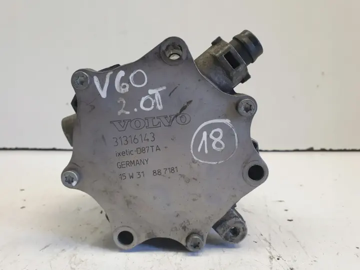 Volvo V60 S60 2.0 T POMPA VACUM WACUM 31316143