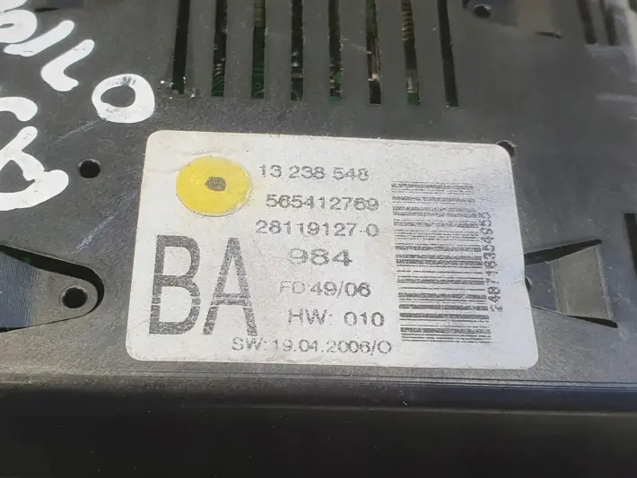 Opel Zafira B Astra H III EKRAN NAWIGACJI Monitor wyświetlacz 13238548