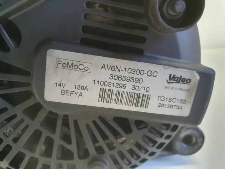 Volvo S40 II V50 1.6 D ALTERNATOR valeo 30659390 150A