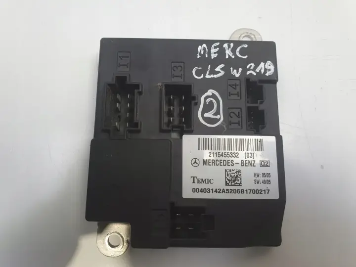 Mercedes CLS C219 W219 MODUŁ FOTELA Sterownik 2115455332