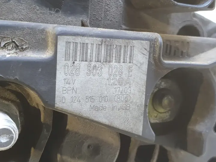 Seat Leon I 1.9 TDI ALTERNATOR 028903028E bosch 120A