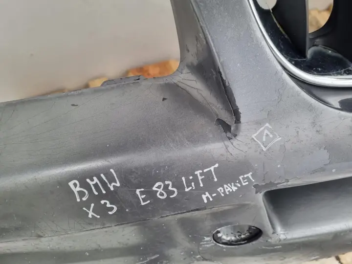 BMW X3 E83 LIFT M PAKIET PRZEDNI ZDERZAK PRZÓD HALOGEN LEWY PRAWY NERKI