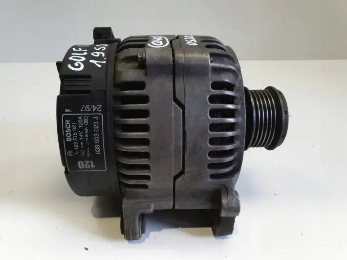 Audi A3 8L Golf IV 1.9 TDI ALTERNATOR 0123515021 038903023J 120A