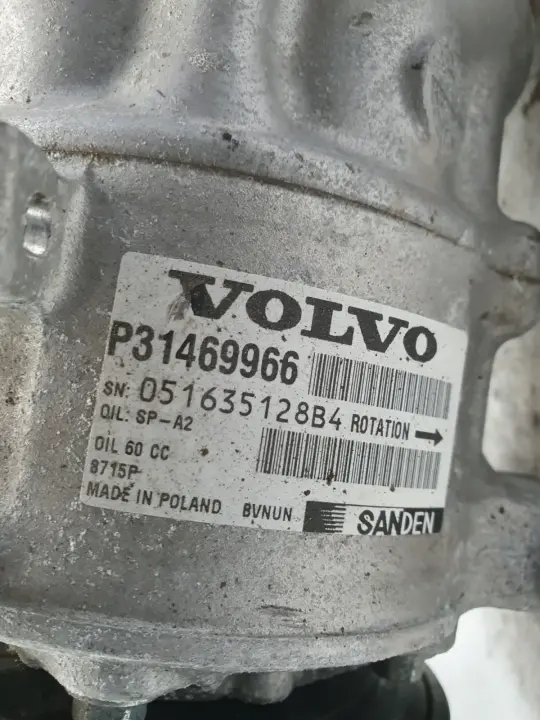 Volvo V40 II 1.5 T turbo SPRĘŻARKA KLIMATYZACJI P31469966