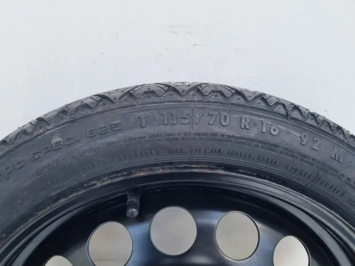 Opel Astra J Zafira C KOŁO DOJAZDOWE dojazdówka 115/70 R16 5x110 2160140