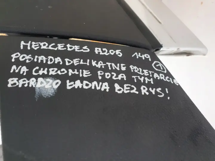 Mercedes C205 W205 CABRIO POKRYWA DACHU DACH 149