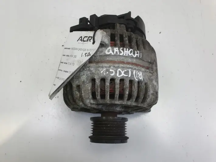 Nissan Qashqai 1.5 DCI ALTERNATOR bosch 0124525081