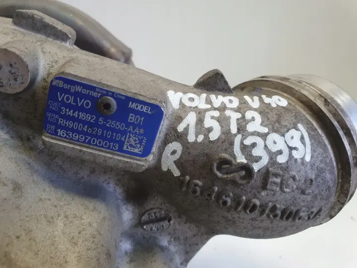 Volvo V40 II 1.5 T TURBOSPRĘŻARKA turbo 31441692