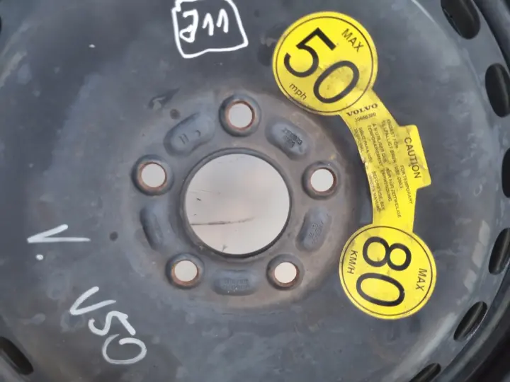 Volvo S40 II V50 C30 KOŁO DOJAZDOWE dojazdówka 125/85 R16 30683913 2160823
