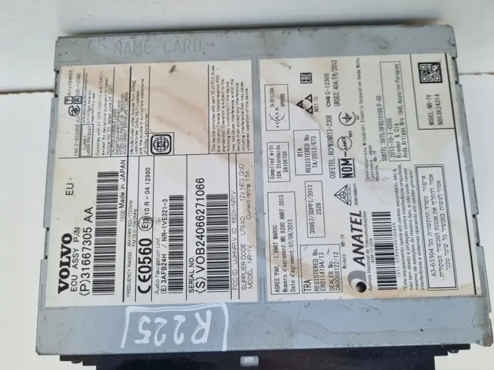 Volvo V40 II V60 S60 II CZYTNIK PŁYT CD radio nawigacja 31667305AA 31667305