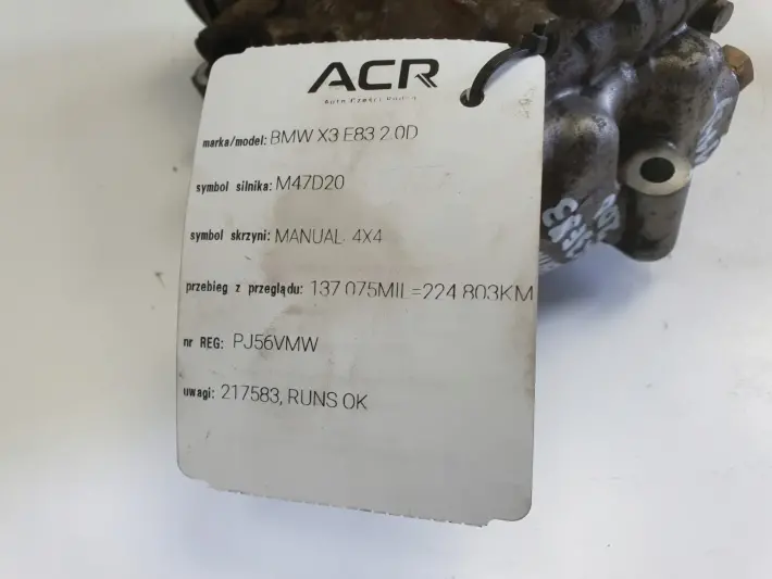 BMW X3 E83 2.0 D SPRĘŻARKA KLIMATYZACJI pompa