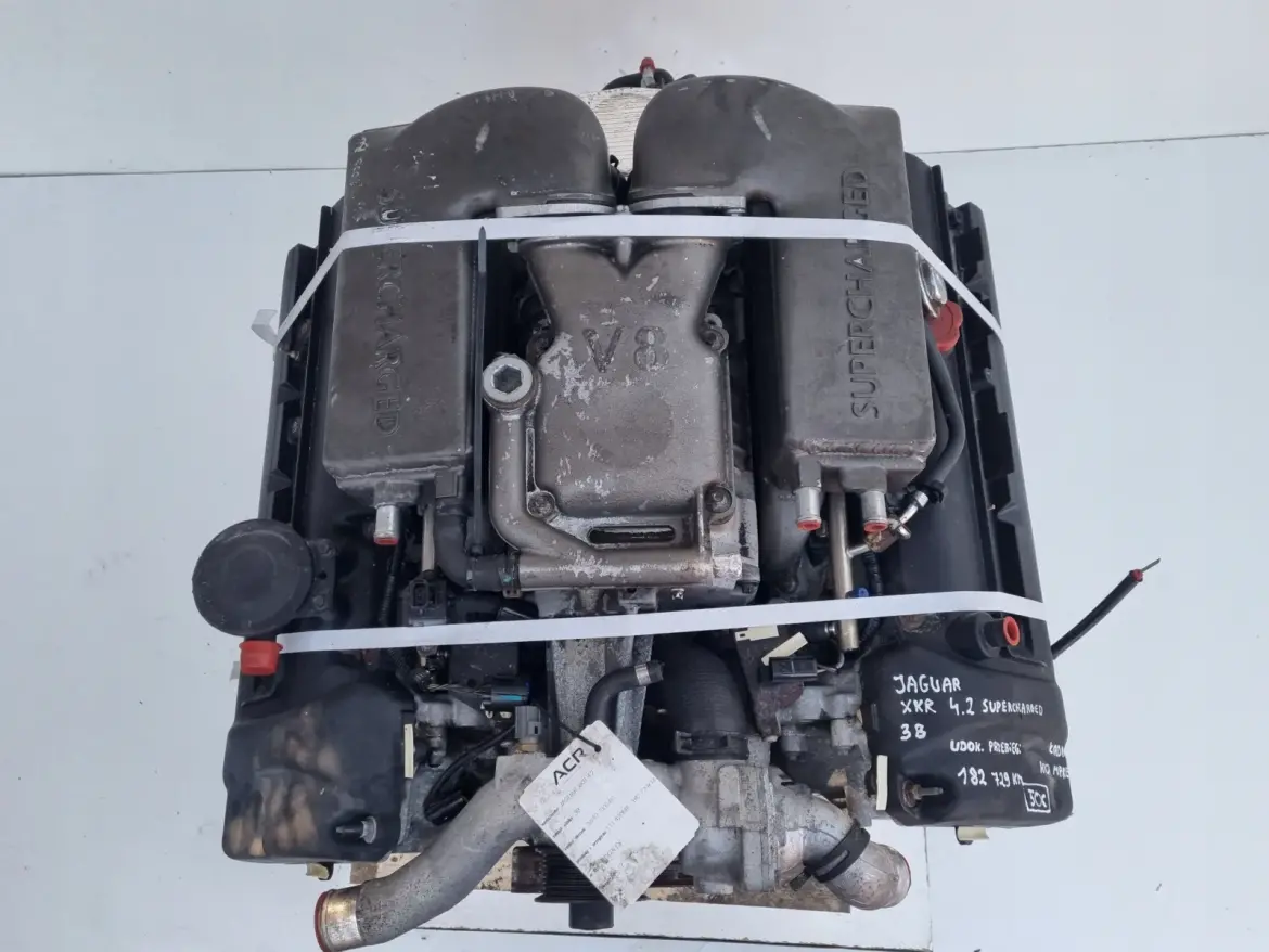 SILNIK Jaguar XKR 4.2 V8 SUPERCHARGED udokumentowane 182tyś AJ34 AJ34-B