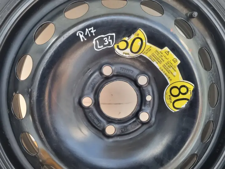 Volvo S80 V70 S60 I KOŁO DOJAZDOWE dojazdówka 125/80 R17 9209872