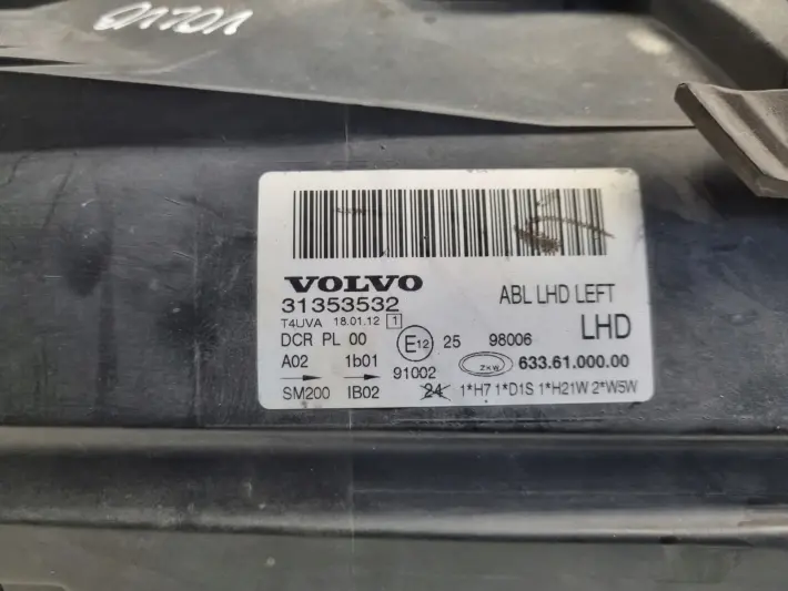 Volvo S80 II V70 III PRZEDNIA LAMPA LEWA LEWY PRZÓD XENON SKRĘTNY 31353532