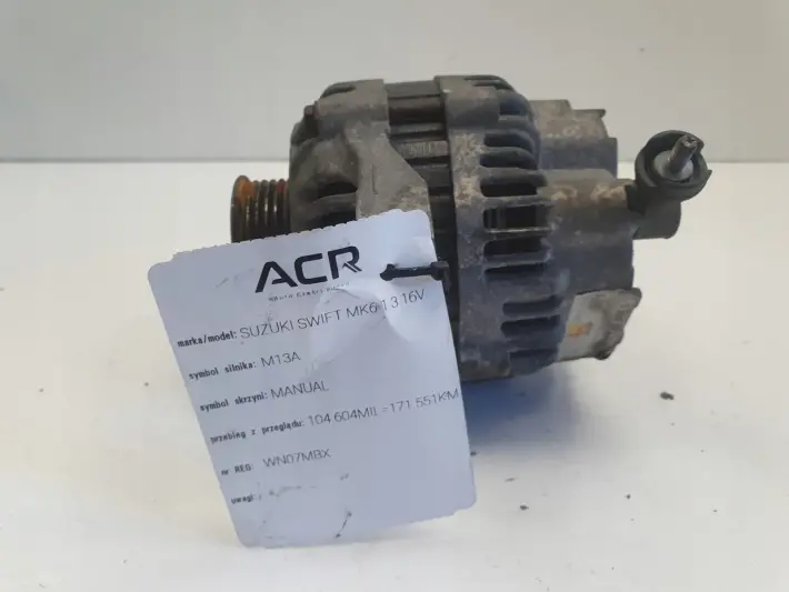 Suzuki Swift MK6 1.3 16V ALTERNATOR 0986082830