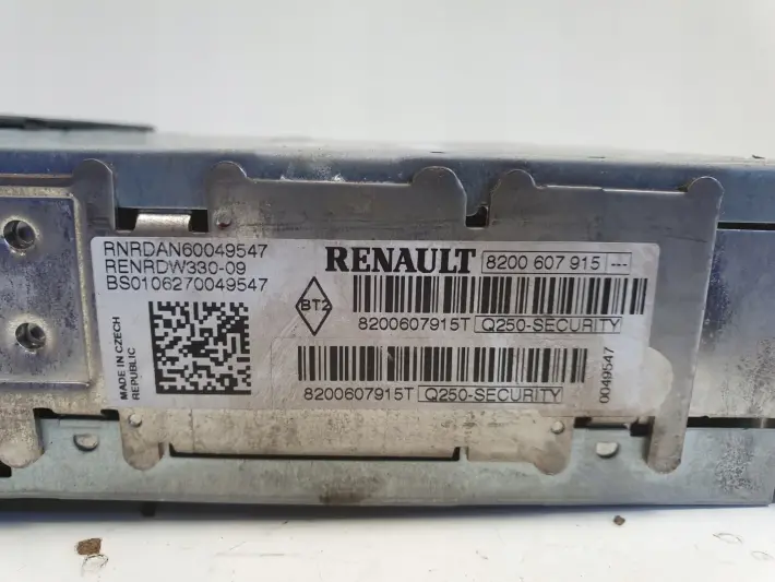 Renault Clio III RADIO CD Radioodtwarzacz 8200607915