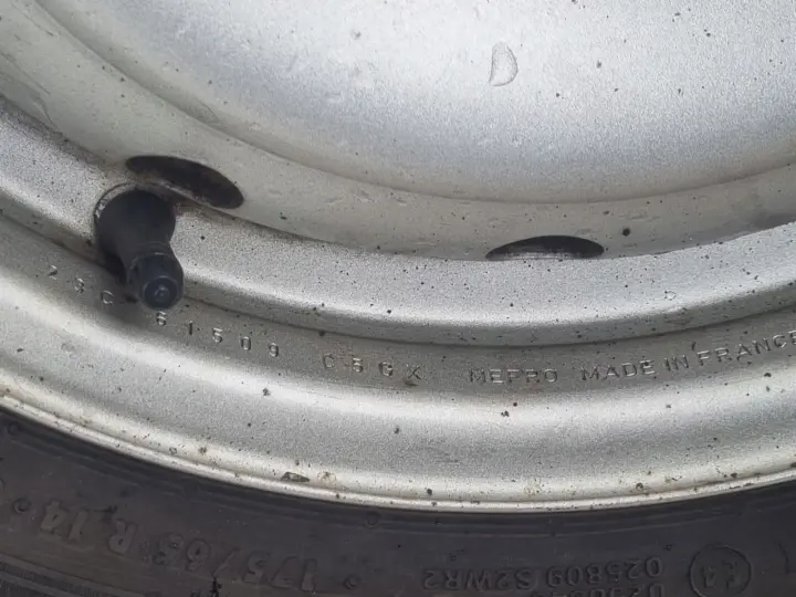 Partner I Berlingo I KOŁO ZAPASOWE Zapas felga 175/65 R14 4x108 ET24 2021R