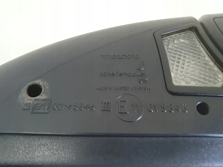 Volvo S60 I V70 II 04-10r LUSTERKO PRAWE 13 kabli podświetlany spód