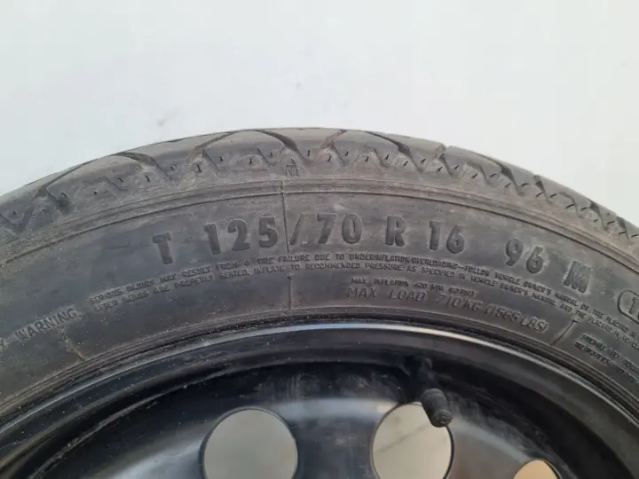Audi Seat Vw Golf V KOŁO DOJAZDOWE dojazdówka 125/70 R16 1K0601027F 5x112