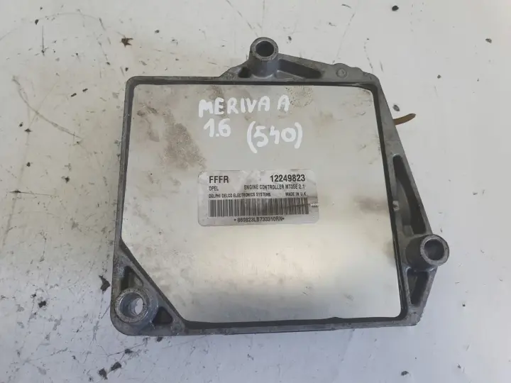 Opel Meriva A 1.6 16V STEROWNIK SILNIKA Komputer 12249823 FFFR