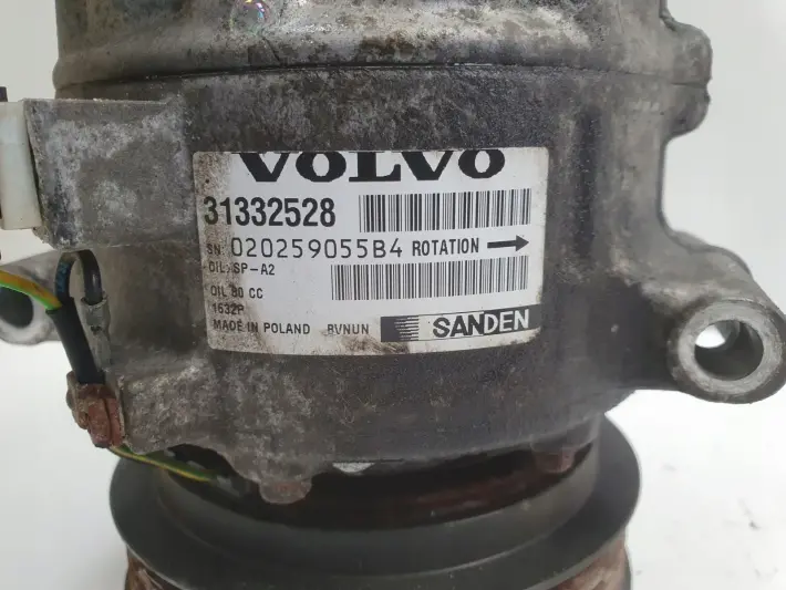 Volvo S60 II 2.0 D3 SPRĘŻARKA KLIMATYZACJI 31332528