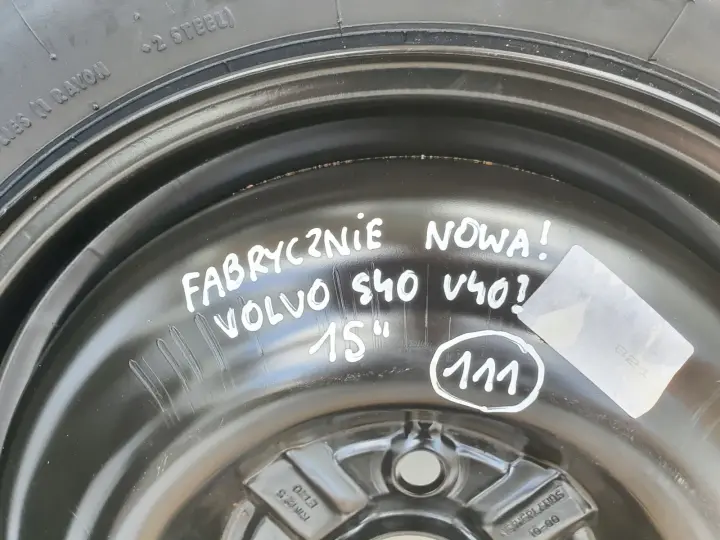 Volvo S40 V40 KOŁO DOJAZDOWE DOJAZDÓWKA 125/90 R15