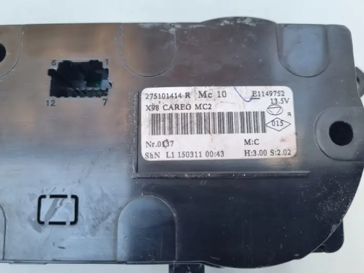 Renault Clio IV PANEL KLIMATYZACJI Nawiewu 275101414R