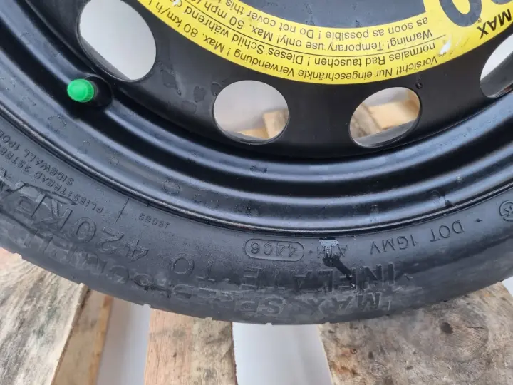 Audi Seat Vw Golf V KOŁO DOJAZDOWE dojazdówka 125/70 R16 1K0601027F 5x112