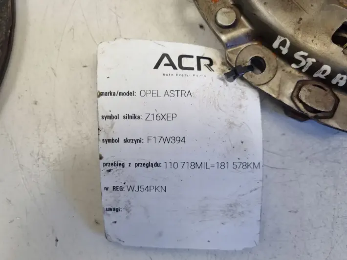 Opel Astra III H 1.6 16V DOCISK TARCZA sprzęgło