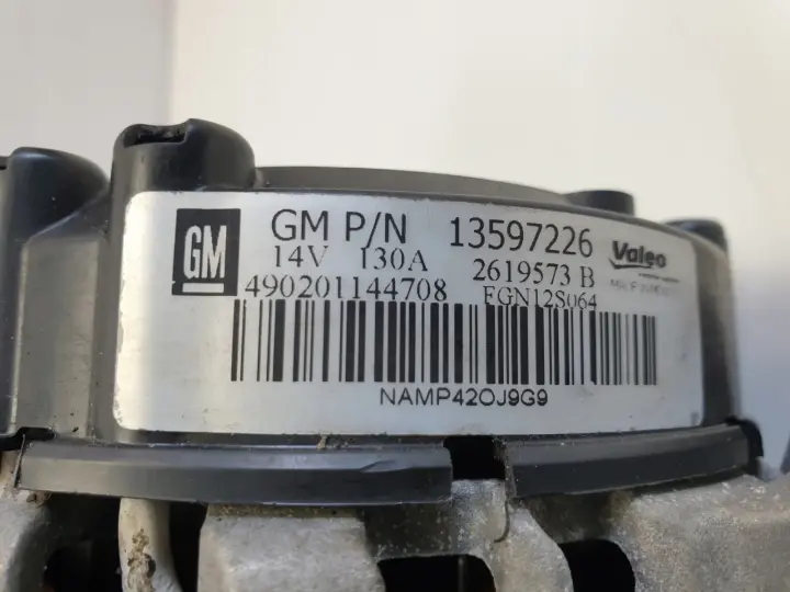 Opel Mokka 1.6 16V ALTERNATOR 13597226 130A