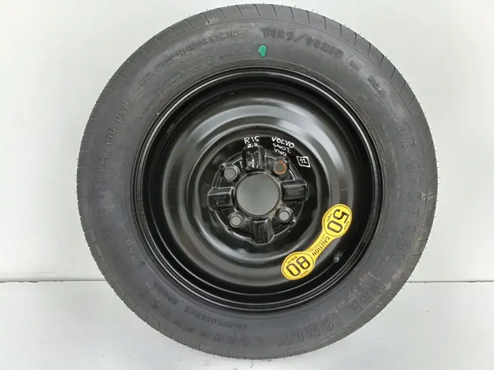 Volvo S40 V40 KOŁO DOJAZDOWE DOJAZDÓWKA 125/90 R15 4x114.3 30620658