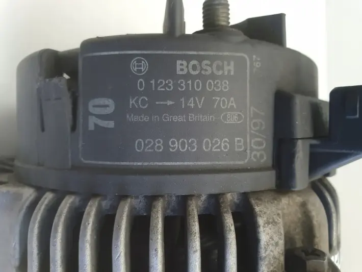 Skoda Felicia 1.9 D ALTERNATOR 70A 028903026B 0123310038