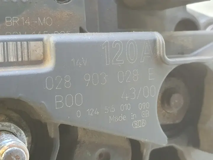 Skoda Octavia I 1.9 TDI ALTERNATOR Bosch 028903028E 120A