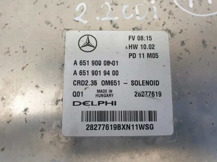 Mercedes Sprinter 906 2.2 CDI STEROWNIK SILNIKA