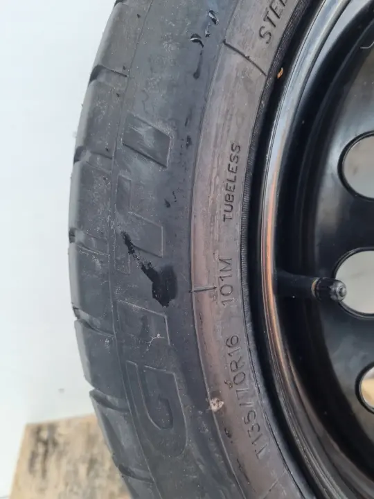 Fiat Alfa Romeo Mito KOŁO DOJAZDOWE dojazdówka 135/70 R16 4x98 A4474710