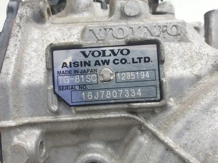 Volvo S60 III 2.0 T TURBO AUTOMATYCZNA SKRZYNIA BIEGÓW TG-81SC 1285194