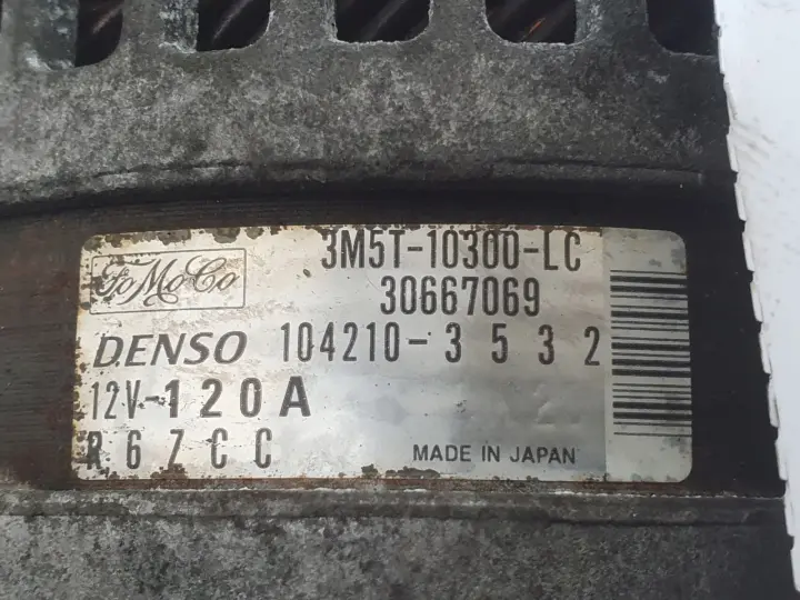 Ford C-Max Focus mk2 1.8 16V ALTERNATOR 30667069 3M5T-10300-LC