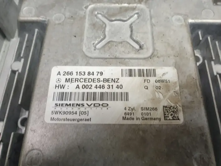 Mercedes W169 1.5 8V STEROWNIK SILNIKA A2661538479