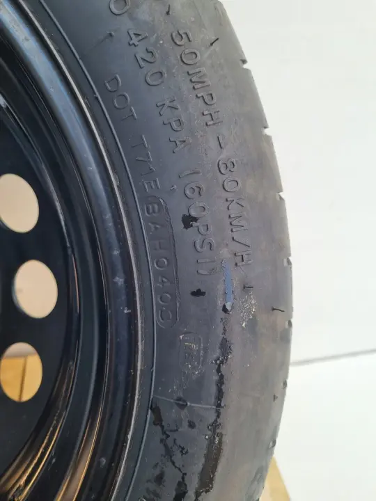Volvo S80 V70 S60 I KOŁO DOJAZDOWE dojazdówka 125/80 R17 9209872