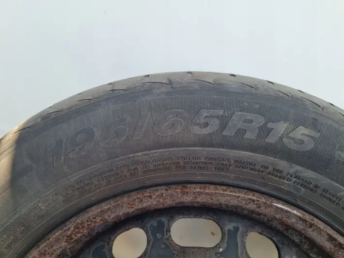 Citroen Berlingo II II KOŁO ZAPASOWE Zapas felga 195/65 R15 4x108
