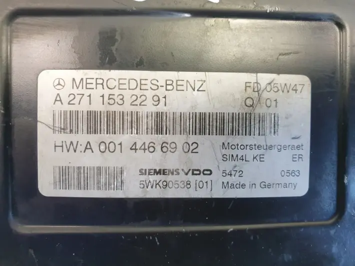 Mercedes W203 1.8 K STEROWNIK SILNIKA A2711532291