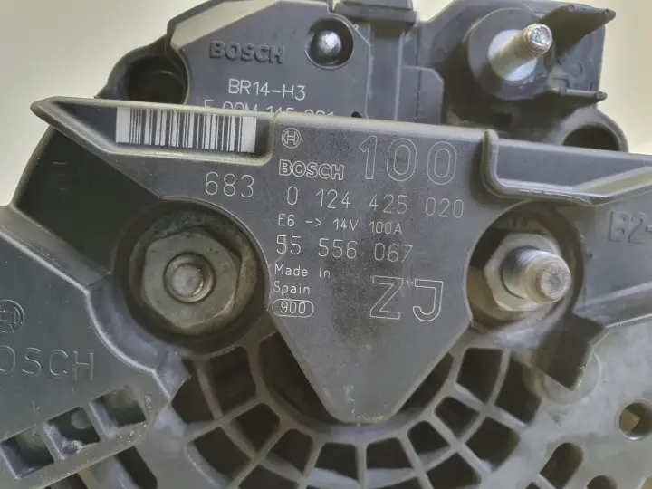 Opel Vectra C 1.8 16V ALTERNATOR 100A 0124425020 ZJ